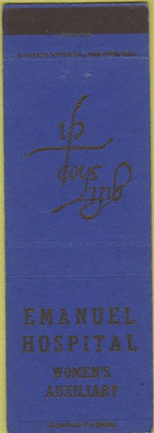Matchbook Cover - Emanuel Hospital Women's Auxiliary