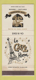 Matchbook Cover - New Heathman Portland OR Le Cave Eiffel Tower 30 Strike