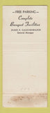 Matchbook Cover - New Heathman Portland OR Le Cave Eiffel Tower 30 Strike