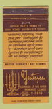 Matchbook Cover - Yesteryear Restaurant Kankakee IL WEAR 30 Strike