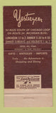 Matchbook Cover - Yesteryear Restaurant Kankakee IL WEAR 30 Strike