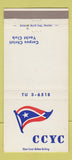 Matchbook Cover - Corpus Christi TX Yacht Club 30 Strike