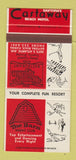 Matchbook Cover - Castaway Beach Hotel Daytona Beach FL 30 Strike