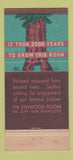 Matchbook Cover - The Clift Hotel San Francisco CA 30 Stick