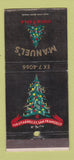 Matchbook Cover - Manuel's San Francisco CA Christmas bar 30 Strike