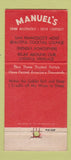 Matchbook Cover - Manuel's San Francisco CA Christmas bar 30 Strike