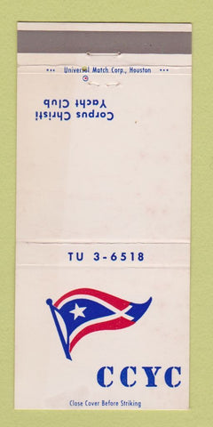 Matchbook Cover - Corpus Christi TX Yacht Club 30 Strike