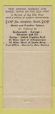 Matchbook Cover - Longhorn Ranch Moriarty NM Route 66 WEAR 30 Strike