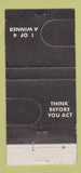 Matchbook Cover - Chevrolet Bay City MI WEAR 30 Strike