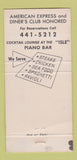 Matchbook Cover - Isle of Capri Italian Restaurant Southgate KY WEAR 30 Strike