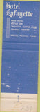 Matchbook Cover - Shakespeare Festical Hotel Lafayette Cape May NJ