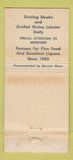 Matchbook Cover - Winkler's Restaurant Wilmington DE WEAR 30 Stick