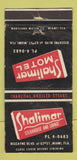 Matchbook Cover - Shalimar Steak House Motel Miami FL WORN 30 Strike