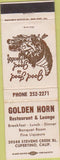 Matchbook Cover - Golden Gorn Cupertino CA WEAR