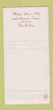 Matchbook Cover - Sears Restaurant Brooklyn NY 30 Strike