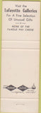 Matchbook Cover - Lafayette House Foxboro MA