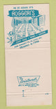 Matchbook Cover - Ruggeri's Restaurant St Louis MO 30 Strike