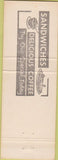 Matchbook Cover - The Broiler  NO TOWN CA