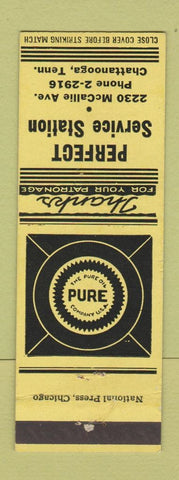 Matchbook Cover - Pure oil gas Chattanooga TN