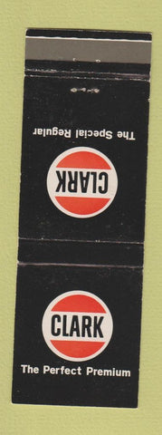 Matchbook Cover - Clark oil gas WEAR