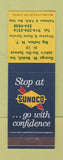 Matchbook Cover - Sunoco oil gas Big Indian NY George Bedell