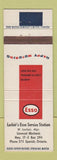 Matchbook Cover - Esso oil gas Leclair's Spanish ON