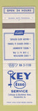 Matchbook Cover - Key Esso oil gas Philadelphia PA