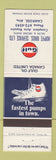 Matchbook Cover - Gulf oil gas Hopfe Bros Camrose AB