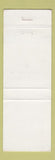 Matchbook Cover - Chevron oil gas Stock Island