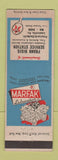 Matchbook Cover - Texaco oil gas Frank Bisig Louisville KY