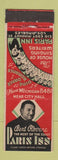 Matchbook Cover - Bert Rovere Paris Inn Los Angeles CA