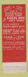 Matchbook Cover - Bert Rovere Paris Inn Los Angeles CA