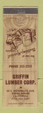 Matchbook Cover - Griffin Lumber Sierra Madre CA