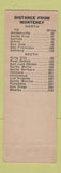 Matchbook Cover - Mission Inn Monterey CA