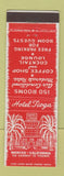 Matchbook Cover - Hotel Tioga Merced CA