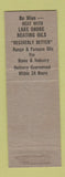 Matchbook Cover - Phillips 66 oil gas Lake Shore Cudahy WI