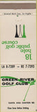 Matchbook Cover - Green River Golf Course Santa Ana CA?