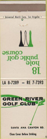 Matchbook Cover - Green River Golf Course Santa Ana CA?
