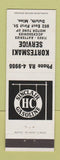 Matchbook Cover - Sinclair oil gas Kortesmaki Duluth MN