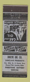 Matchbook Cover - Dolyk Sinclair oil gas Lorain OH