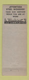 Matchbook Cover - Dolyk Sinclair oil gas Lorain OH