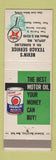Matchbook Cover - Nevin's Texaco oil gas Joplin MO
