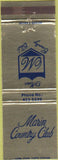 Matchbook Cover - Marin Country Club CA