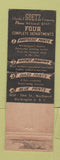 Matchbook Cover - Charles Goetz Blue Prints Photostat Washington DC