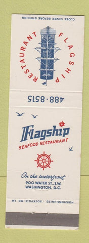 Matchbook Cover - Flagship Seafood Restaurant Washington DC