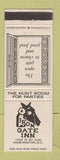 Matchbook Cover - Iron Gate Inn Washington DC
