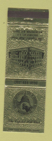Matchbook Cover - National Republican Club Washington DC