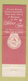 Matchbook Cover - Silver Fox Washington DC restaurant