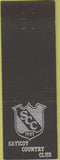 Matchbook Cover - Saticoy Country Club