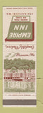 Matchbook Cover - Empire Inn Springfield MO Branson